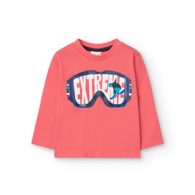 T-shirt manches longues avec dessin devant BOBOLI
