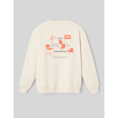 Sweat imprimé devant/dos BZB