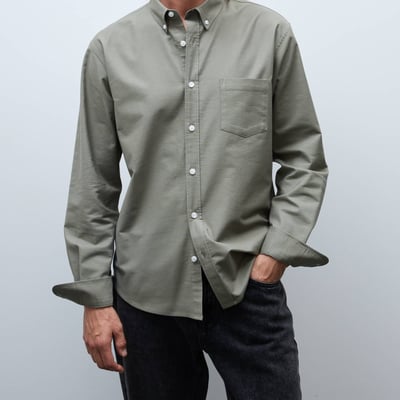 Chemise oxford en coton BIO GOTS MONOPRIX