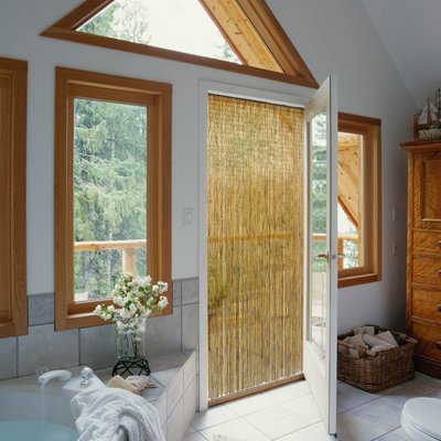 Rideau en bâtonnet de bambou vernis HOME MAISON