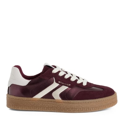 Baskets en cuir, semelle coloris miel TAMARIS