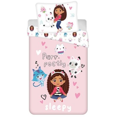 Parure de Lit Enfant Polycoton Gabby et la Maison Magique HOME