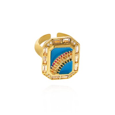 Bague ajustable avec cabochon BRUNA HIPANEMA