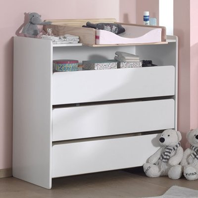 Commode laqué 3 tiroirs TERRE DE NUIT