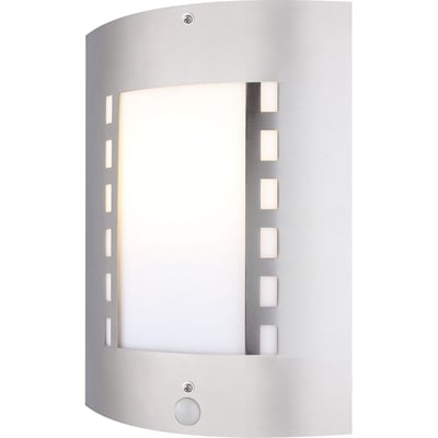Applique murale d'extérieur rectangulaire en inox avec détecteur GLOBO LIGHTING
