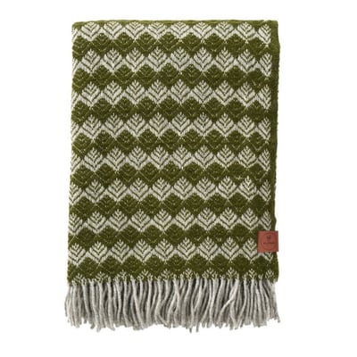 Plaid laine motif losanges  TUVA KLIPPAN
