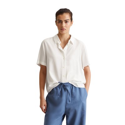 Blouse à manches courtes relaxed en viscose fluide MARC O’POLO DENIM
