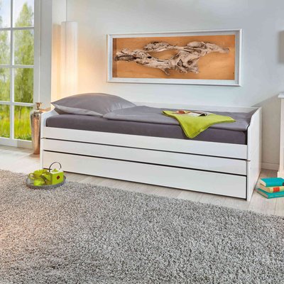Lit en bois massif triple couchages TERRE DE NUIT