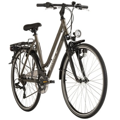 Vélo de trekking DaCapo Femme 28'' Metropolis Anthracite 21 vitesses RH 53 cm KS