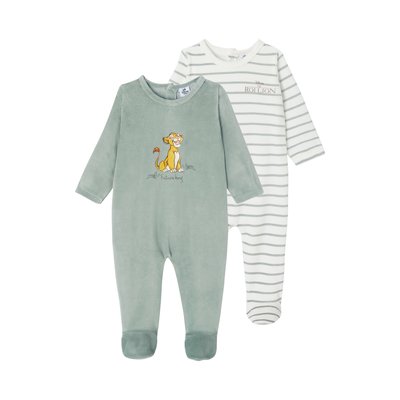 Lot de 2 dors-bien Disney® Le Roi Lion en velours VERTBAUDET