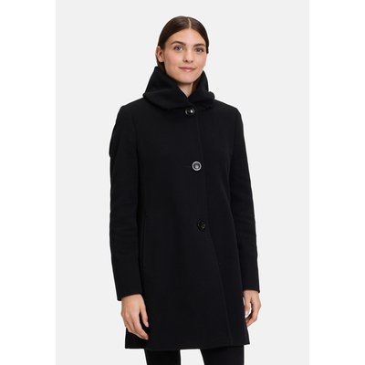 Veste longue laine noire femme La Redoute