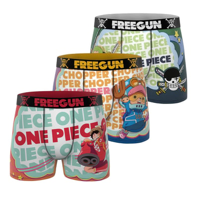 Lot De 3 Boxers One Piece FREEGUN