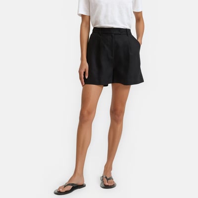 Linen Pleated Shorts LA REDOUTE COLLECTIONS