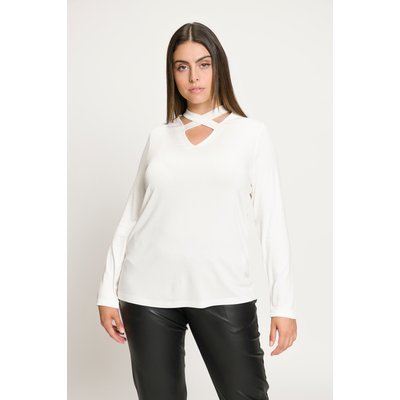 T-shirt, bandes décoratives, col V ULLA POPKEN