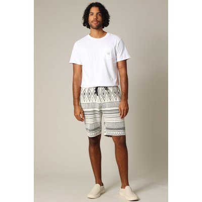 Short jacquard en coton avec taille élastiquée et cordon HEDRICK DEELUXE