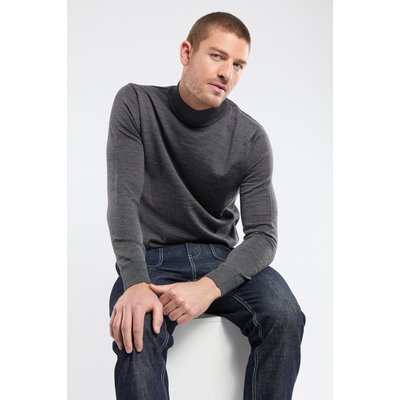 Pull col montant en laine mérinos GUY DE BERAC
