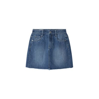 Jupe Courte Coupe Regular En Denim PEPE JEANS