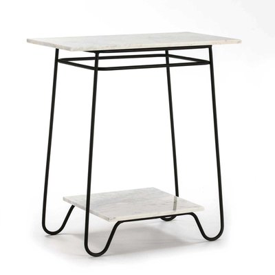 Table d'appoint marbre rectangulaire RECOLLECTION