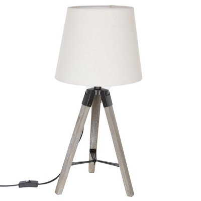 Lampe en bois trépied Runo - H. 58 cm ATMOSPHERA