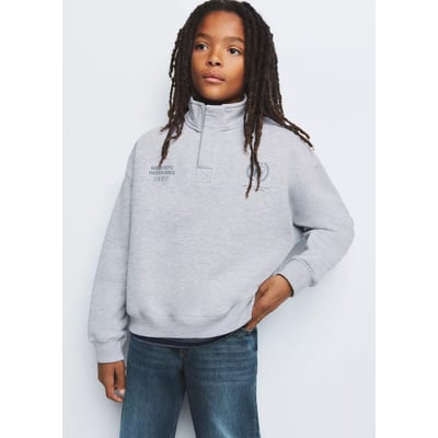 Sweat-shirt à col montant, coupe ballon MANGO KIDS