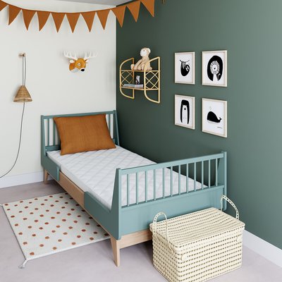 Matelas mousse en 2 parties, lit évolutif enfant LA REDOUTE INTERIEURS