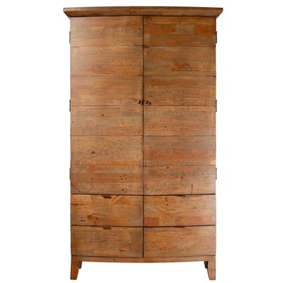 Armoire penderie en bois recyclé 114 cm BELFAST PIER IMPORT