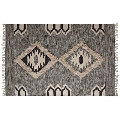 Tapis motif aztèque en coton 90 x 60 cm AUBRY GASPARD