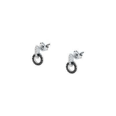 Boucles d'oreilles en argent 925 et oxyde de zirconium CLEOR