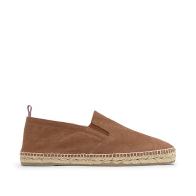 Espadrilles plates en toile de coton avec empiècements élastiqués JOEL PLATFORM CASTANER