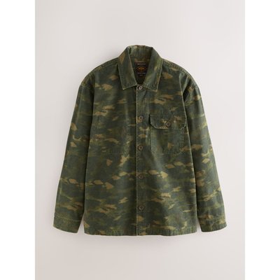 Surchemise en toile à imprimé camouflage NEXT