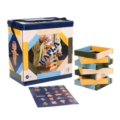 Baril Kapla 120 Bleu Jaune Vert KAPLA