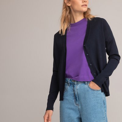 Кардиган базовый с V-образным вырезом LA REDOUTE COLLECTIONS