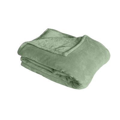 Couverture unie en molleton HOME MAISON