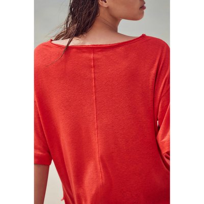 T-shirt doux à encolure dégagée NEXT