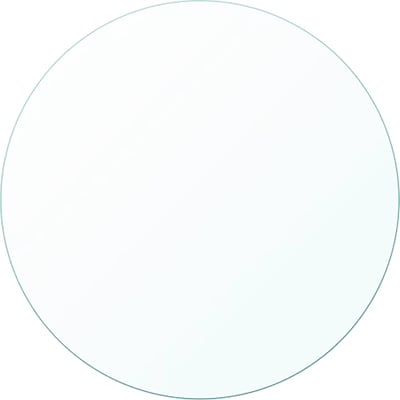 Plateau rond en verre RECOLLECTION