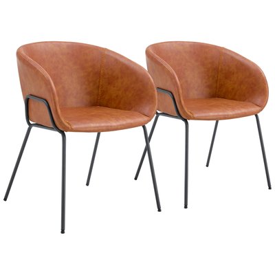 Chaises en simili, lot de 2, André, ANDRÉ HAPPY GARDEN