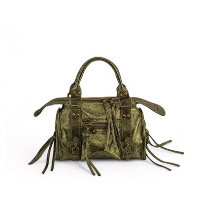 Mini-sac bowling en cuir brossé SANDSTORM MINI OH MY BAG