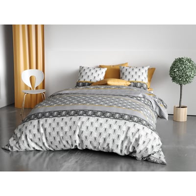 Housse De Couette + Taies Mission - Percale De Coton 80 Fils, Douceur, Création Française - 11