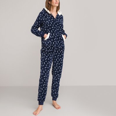 Combinaison-pantalon maille polaire, motif étoiles SO'HOME