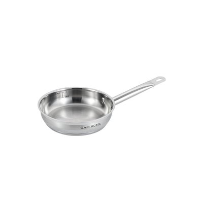 Poêle inox 20x5cm induction GAM HOTEL