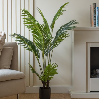 125cm Artificial Real Touch Pearl Palm Tree SO'HOME