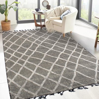 Tapis salon SIANA en laine Fait main UN AMOUR DE TAPIS