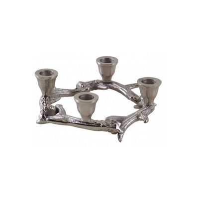 Bougeoirs bois de cerf en aluminium AUBRY GASPARD