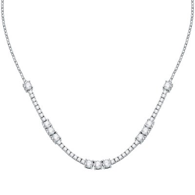 Collier en laiton, zircons SCINTILLE MORELLATO