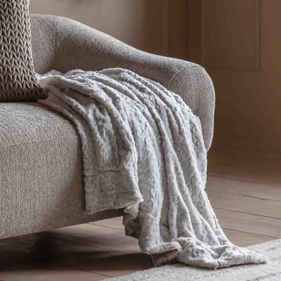 Kieran Faux Fur Throw ÉDITÉ