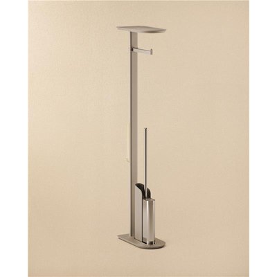 Brosse Wc Et Porte Papier avec vis ou adhésif FLAT COSMIC