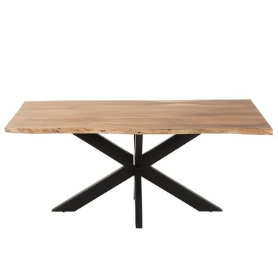 Table rectangulaire en bois massif 8 personnes L180 - EDGAR HELLIN, DEPUIS 1862