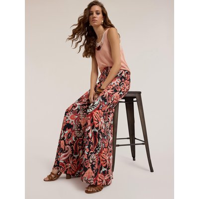 Pantalon palazzo fluide en viscose MOTIVI