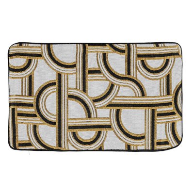 Housse de coussin aux couleurs de l’Orient Express. LINDER