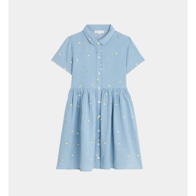 Robe Denim Abiarritz Broderies Coton Bio CADET ROUSSELLE